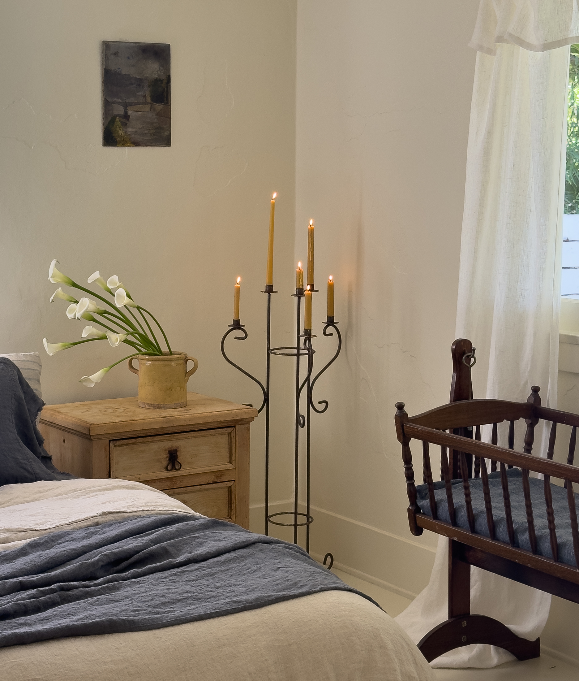 A lived in corner of Kendall Knox's home.