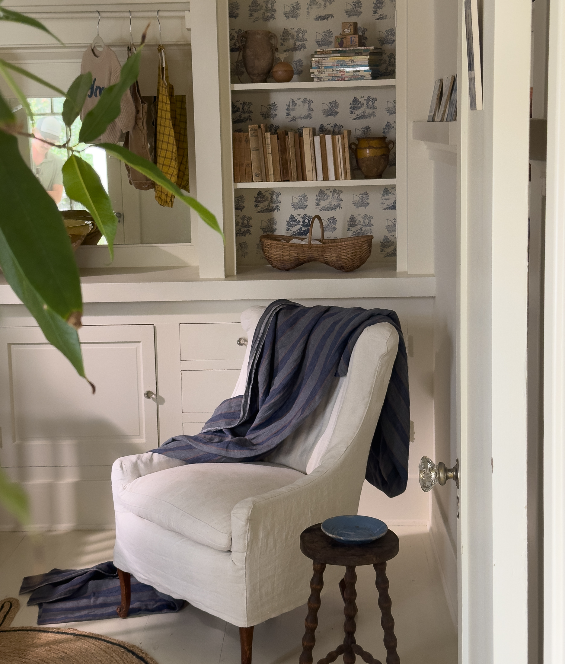 A lived in corner of Kendall Knox's home.